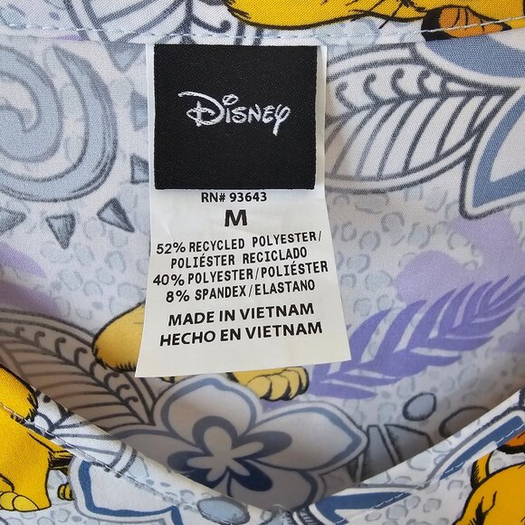Scrubstar V-Neck Disney Simba Lion King Scrub Top Womens Short Sleeve Very Soft - Picture 3 of 10